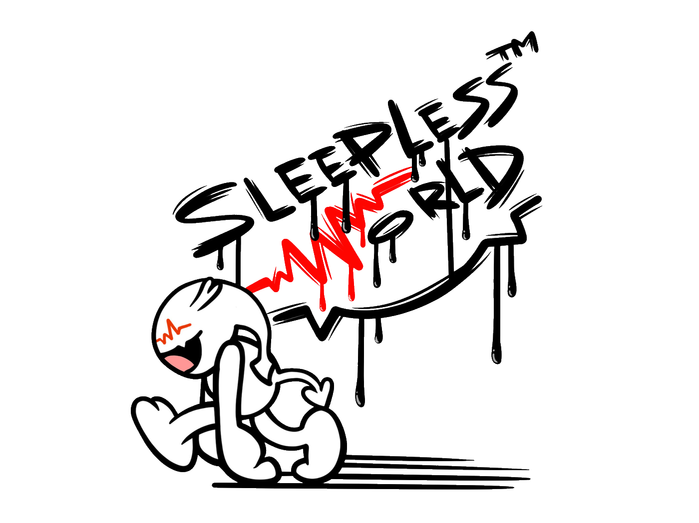 LUBO graffiti SLEEPLESS WORLD